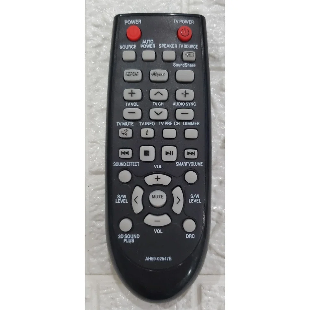 Samsung Remote Control (AH59-02547B) for Select Samsung Sound Bars -‎ Black